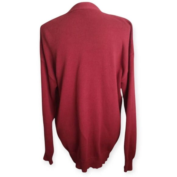 LOFT MAROON CARDIGAN SZ.M EUC. - Picture 5 of 7